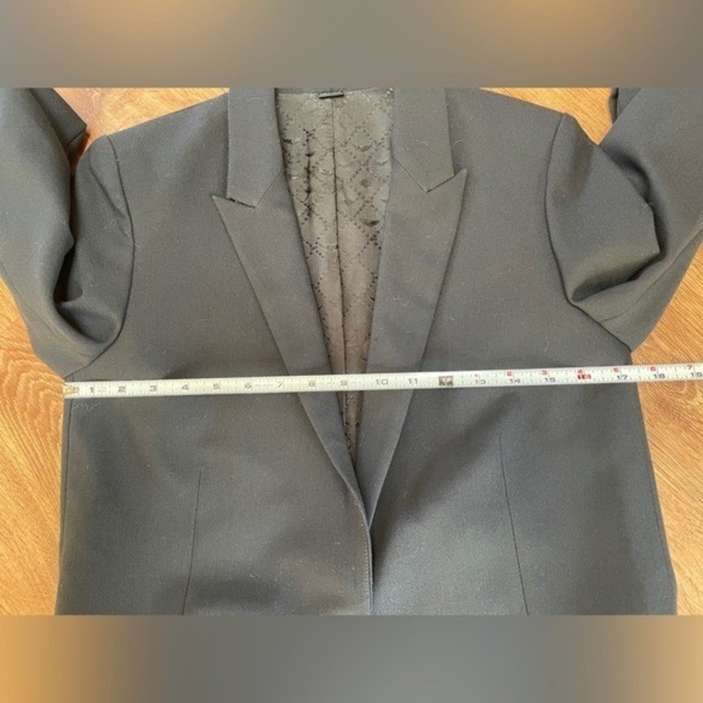 Zadig Voltaire Womens Deluxe Jacket Blazer Size 40 "SUNSHINE" Rear Spellout - Picture 10 of 11